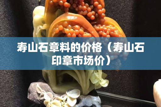 壽山石章料的價格（壽山石印章市場價）