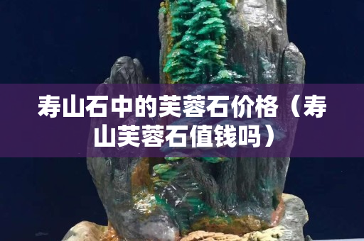 壽山石中的芙蓉石價格（壽山芙蓉石值錢嗎）