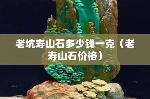 老坑壽山石多少錢一克（老壽山石價(jià)格）