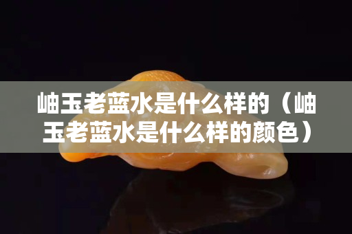 岫玉老藍水是什么樣的（岫玉老藍水是什么樣的顏色）