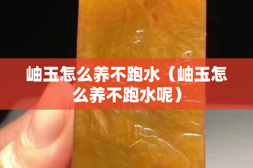 岫玉怎么養不跑水（岫玉怎么養不跑水呢）