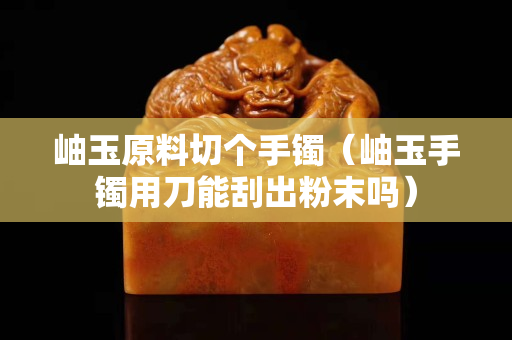 岫玉原料切個(gè)手鐲（岫玉手鐲用刀能刮出粉末嗎）