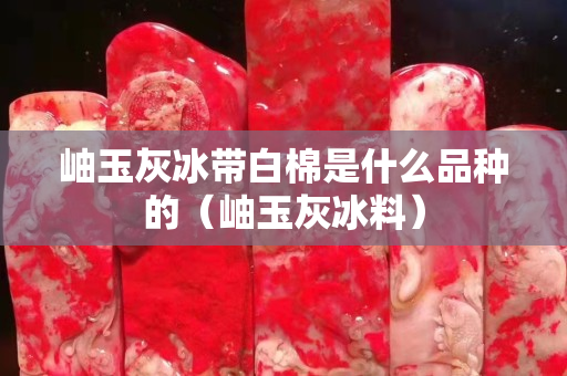 岫玉灰冰帶白棉是什么品種的（岫玉灰冰料）