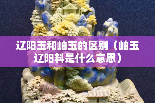 遼陽玉和岫玉的區別（岫玉遼陽料是什么意思）
