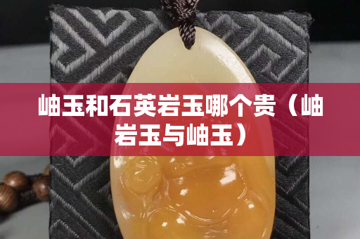 岫玉和石英巖玉哪個貴（岫巖玉與岫玉）