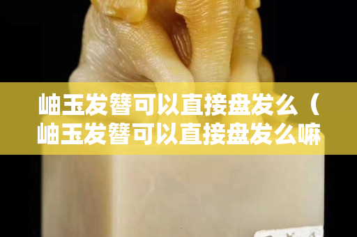 岫玉發簪可以直接盤發么（岫玉發簪可以直接盤發么嘛）