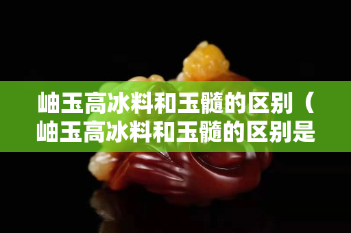 岫玉高冰料和玉髓的區別（岫玉高冰料和玉髓的區別是什么）