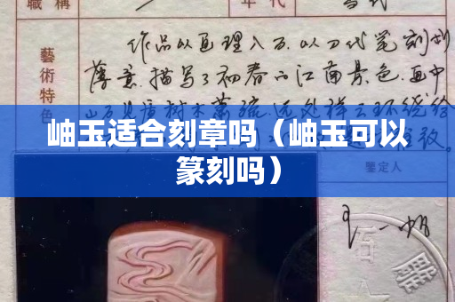 岫玉適合刻章嗎（岫玉可以篆刻嗎）