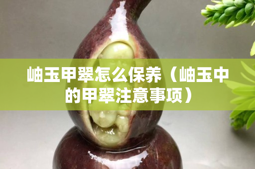 岫玉甲翠怎么保養（岫玉中的甲翠注意事項）
