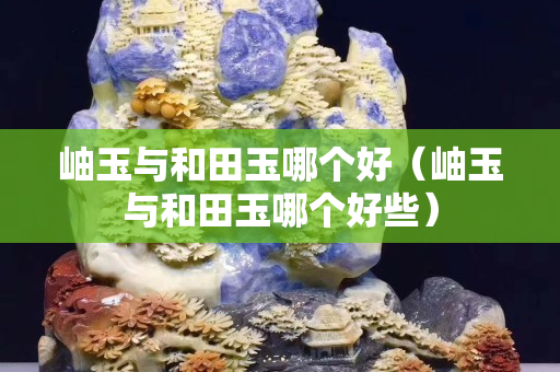 岫玉與和田玉哪個好（岫玉與和田玉哪個好些）
