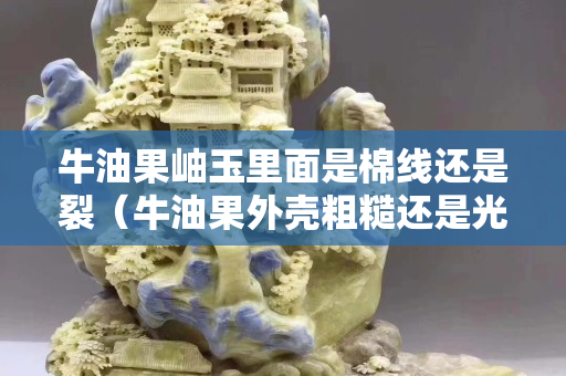 牛油果岫玉里面是棉線還是裂（牛油果外殼粗糙還是光滑）