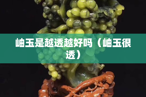 岫玉是越透越好嗎（岫玉很透）