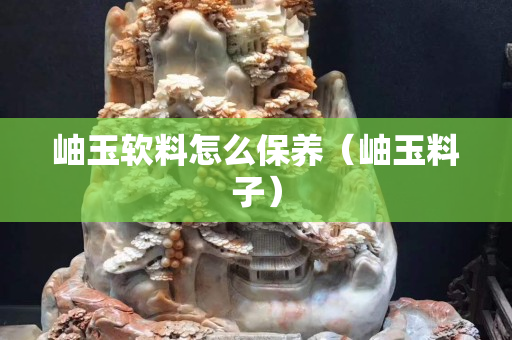 岫玉軟料怎么保養（岫玉料子）