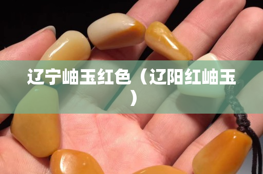 遼寧岫玉紅色（遼陽紅岫玉）