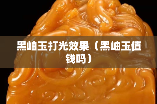 黑岫玉打光效果（黑岫玉值錢嗎）