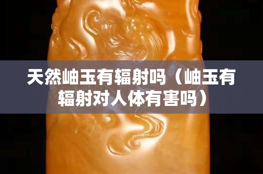 天然岫玉有輻射嗎（岫玉有輻射對人體有害嗎）