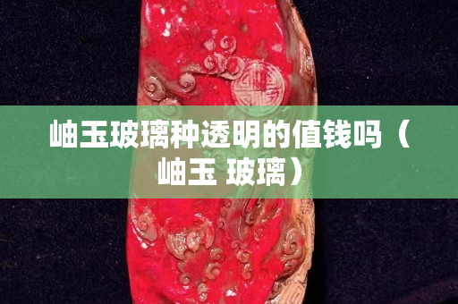 岫玉玻璃種透明的值錢嗎（岫玉 玻璃）