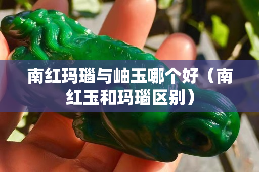 南紅瑪瑙與岫玉哪個好（南紅玉和瑪瑙區別）