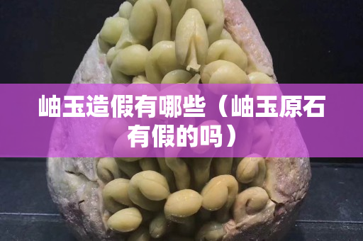 岫玉造假有哪些（岫玉原石有假的嗎）