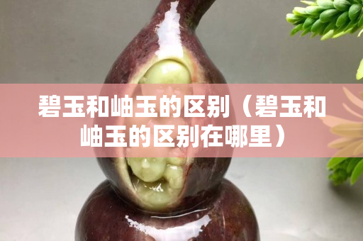 碧玉和岫玉的區別（碧玉和岫玉的區別在哪里）