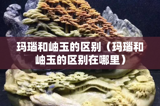 瑪瑙和岫玉的區別（瑪瑙和岫玉的區別在哪里）
