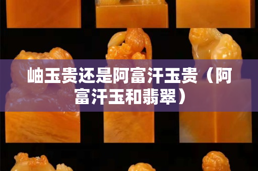 岫玉貴還是阿富汗玉貴（阿富汗玉和翡翠）