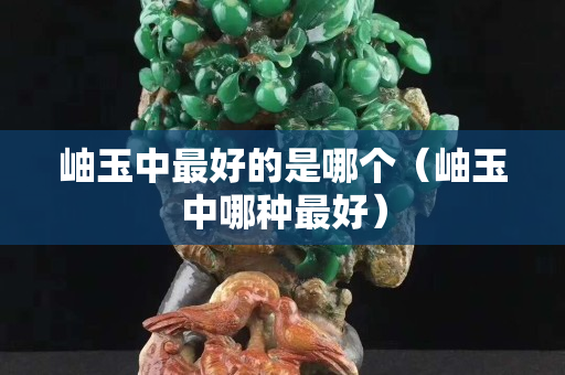 岫玉中最好的是哪個（岫玉中哪種最好）