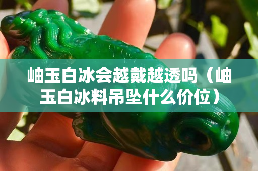 岫玉白冰會越戴越透嗎（岫玉白冰料吊墜什么價位）