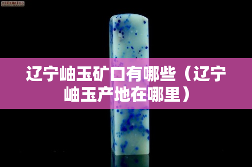 遼寧岫玉礦口有哪些（遼寧岫玉產(chǎn)地在哪里）