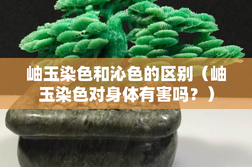 岫玉染色和沁色的區別（岫玉染色對身體有害嗎？）