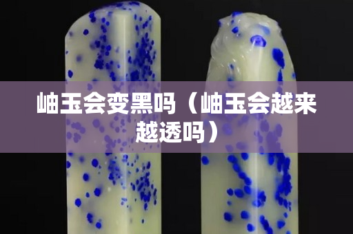 岫玉會變黑嗎（岫玉會越來越透嗎）