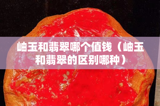 岫玉和翡翠哪個值錢（岫玉和翡翠的區別哪種）