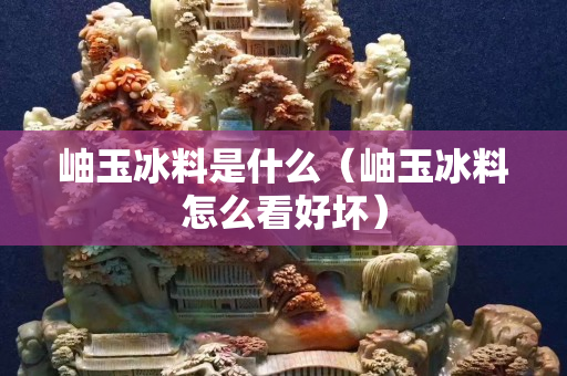 岫玉冰料是什么（岫玉冰料怎么看好壞）