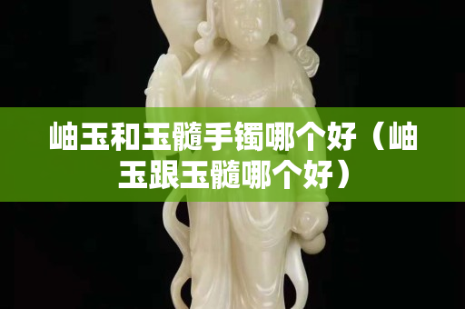 岫玉和玉髓手鐲哪個好（岫玉跟玉髓哪個好）