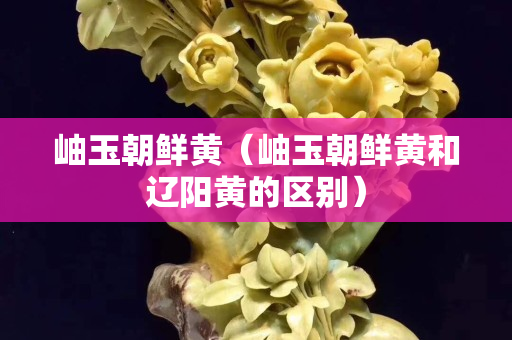 岫玉朝鮮黃（岫玉朝鮮黃和遼陽黃的區別）