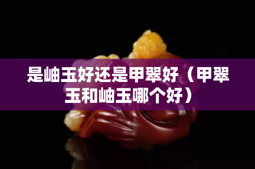 是岫玉好還是甲翠好（甲翠玉和岫玉哪個好）