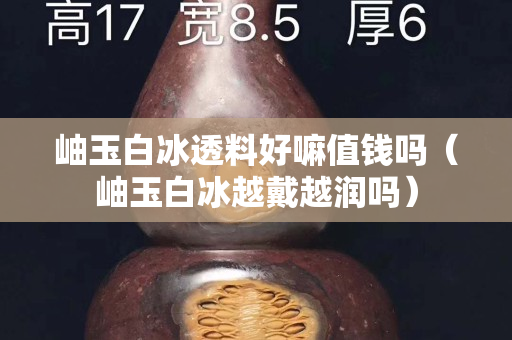 岫玉白冰透料好嘛值錢嗎（岫玉白冰越戴越潤嗎）