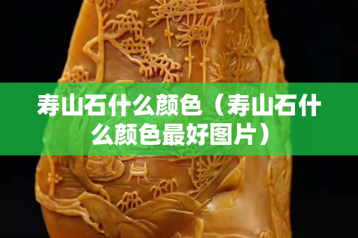 壽山石什么顏色（壽山石什么顏色最好圖片）