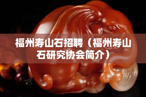 福州壽山石招聘（福州壽山石研究協會簡介）