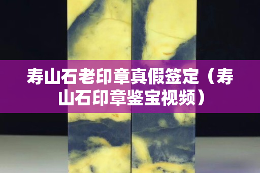 壽山石老印章真假簽定（壽山石印章鑒寶視頻）