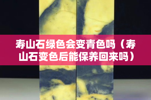 壽山石綠色會變青色嗎（壽山石變色后能保養回來嗎）