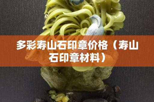 多彩壽山石印章價格（壽山石印章材料）