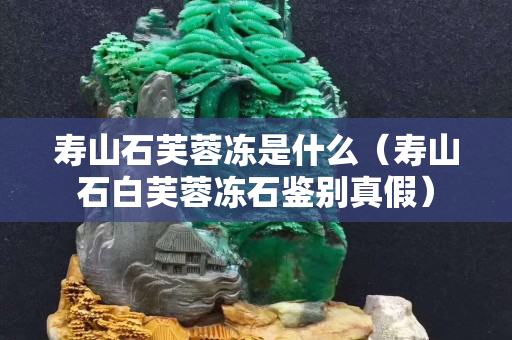 壽山石芙蓉凍是什么（壽山石白芙蓉凍石鑒別真假）