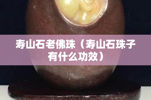 壽山石老佛珠（壽山石珠子有什么功效）