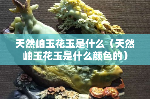 天然岫玉花玉是什么（天然岫玉花玉是什么顏色的）