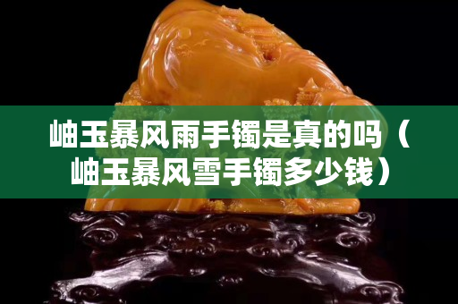 岫玉暴風雨手鐲是真的嗎（岫玉暴風雪手鐲多少錢）
