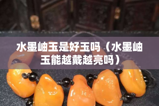 水墨岫玉是好玉嗎（水墨岫玉能越戴越亮嗎）