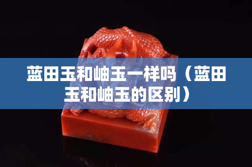 藍田玉和岫玉一樣嗎（藍田玉和岫玉的區別）
