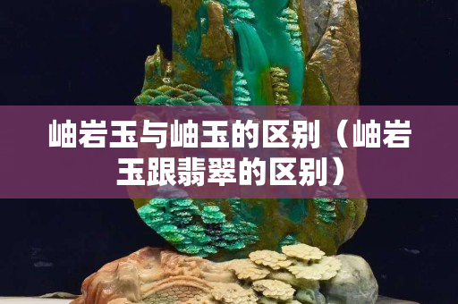 岫巖玉與岫玉的區別（岫巖玉跟翡翠的區別）