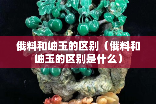 俄料和岫玉的區別（俄料和岫玉的區別是什么）